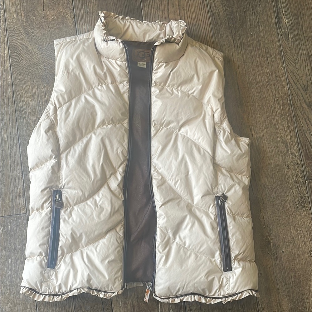 UGG Cream Puffer Vest